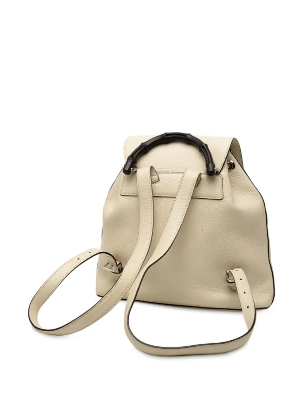 Gucci Pre-Owned 2000-2015 レザー バンブー タッセル バックパック 
