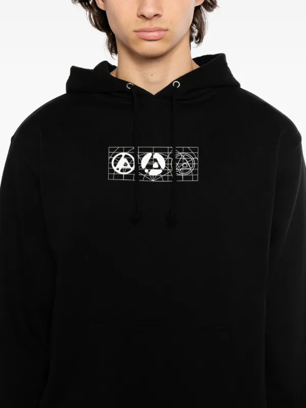 PEACE AND AFTER x Linkin Park logo-print Hoodie | Black | FARFETCH