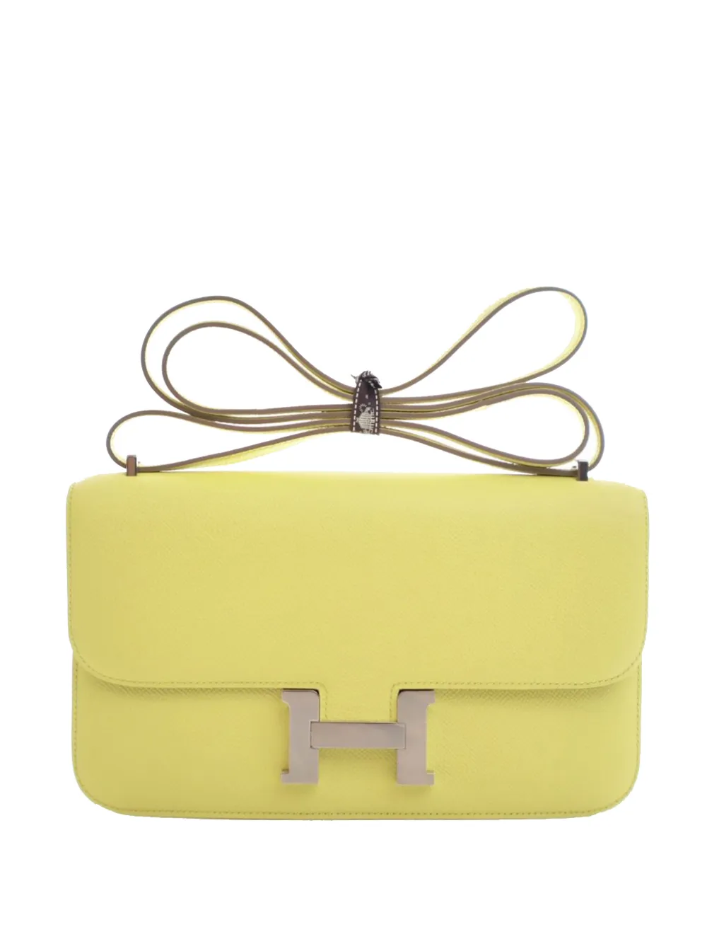 Hermès Pre-Owned 2013 Epsom Constance Elan 25 crossbody bag - Giallo