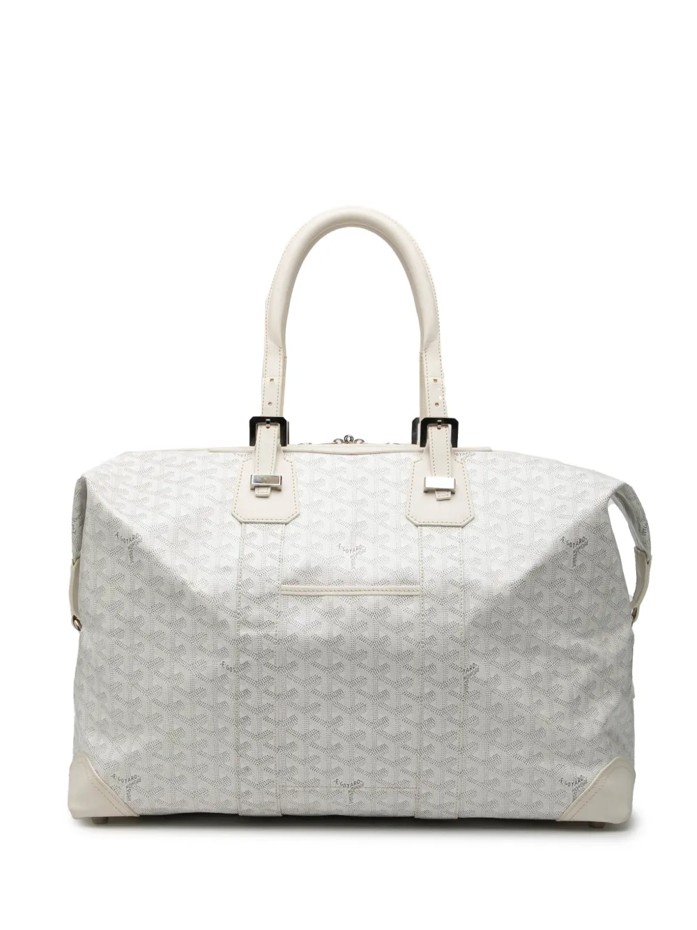 Goyard Pre-Owned 2016 Goyardine Boeing 45 travel bag - Bianco