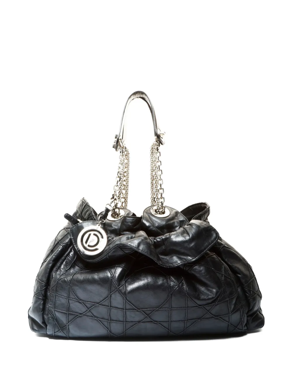 Christian Dior Pre-Owned 2009 Le Trente diamond-quilted shoulder bag - Nero