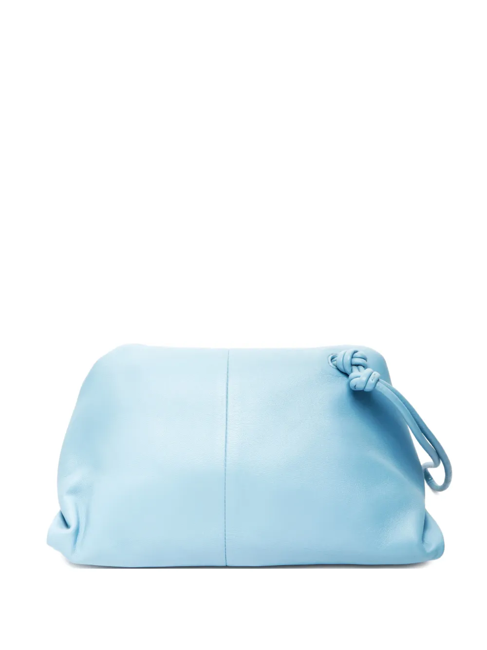 Bottega Veneta Pre-Owned 2015-2025 triangle leather clutch bag - Blu