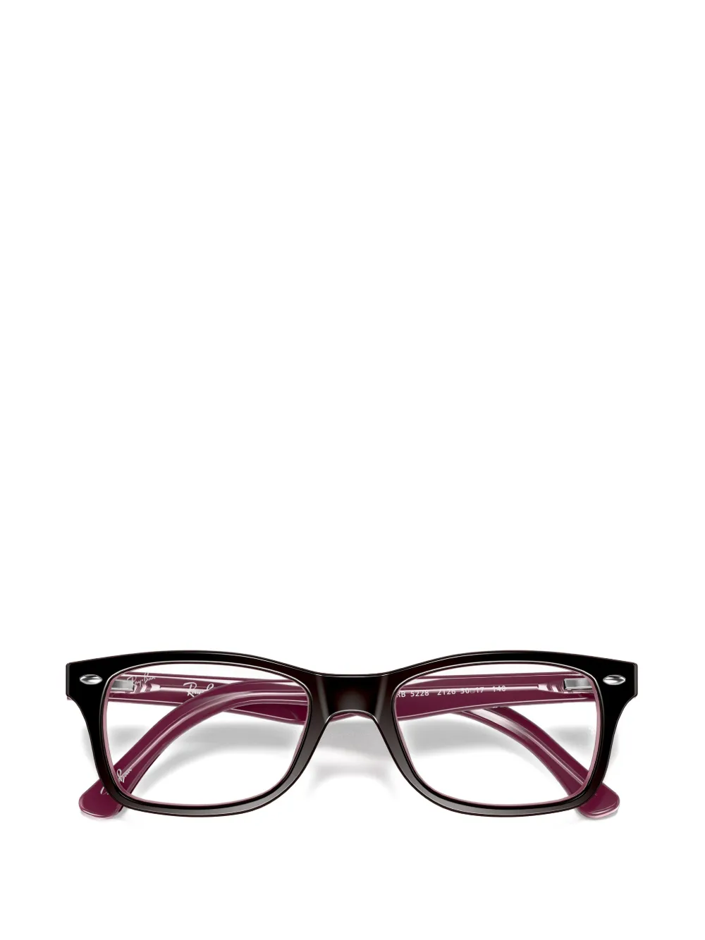 Ray-Ban Bril met logodetail Zwart
