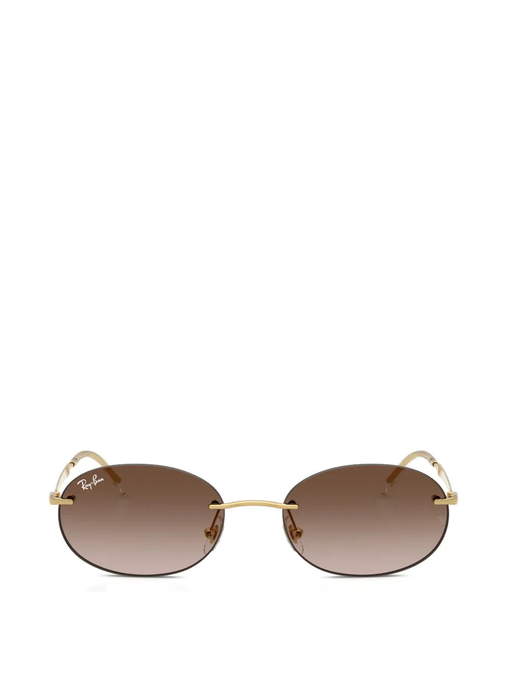 Ray-Ban oval-frame sunglasses - Oro