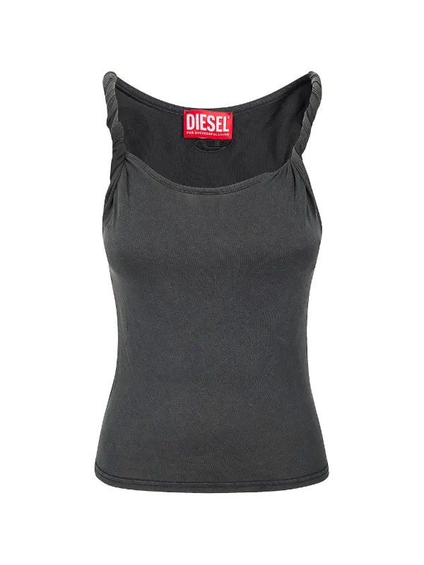Diesel twist-strap Top | Grey | FARFETCH