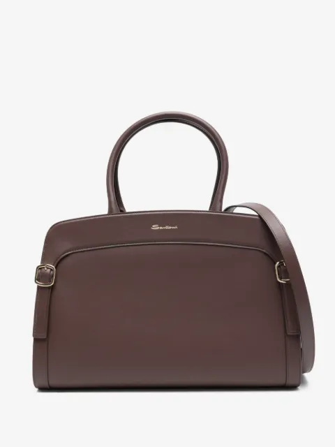 Santoni buckle-detail tote bag