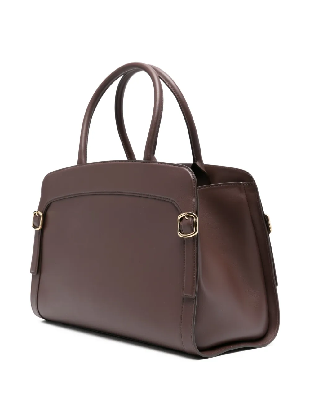  Santoni Buckle-detail Tote Bag - Brown 