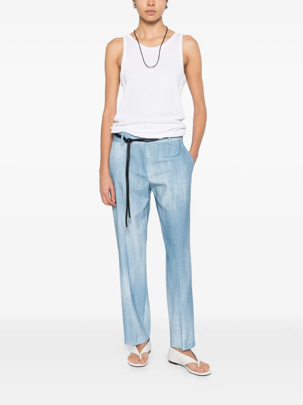 Ermanno Scervino Straight broek Blauw