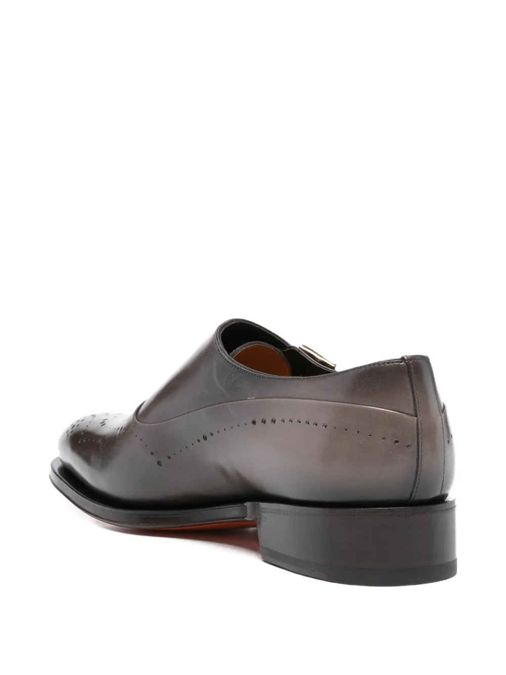 Santoni double-buckle monk shoes Bruin