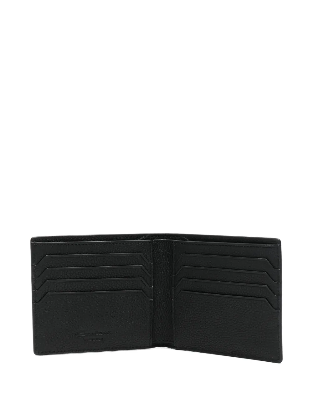 Santoni Portemonnee met logoprint Zwart