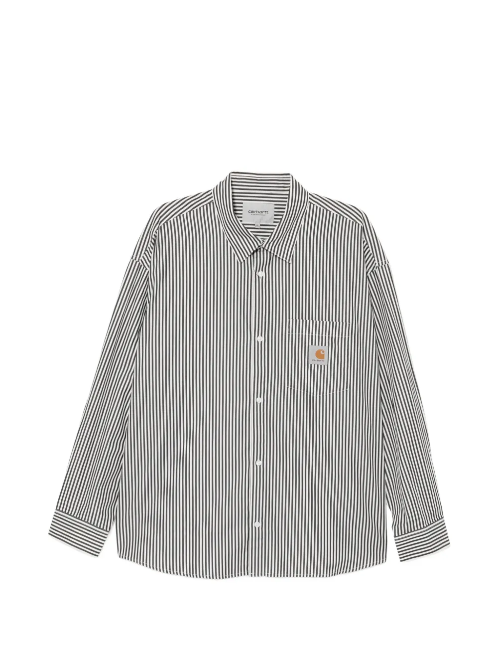 Carhartt WIP L/S Daldry striped-pattern chest-pocket shirt - Nero