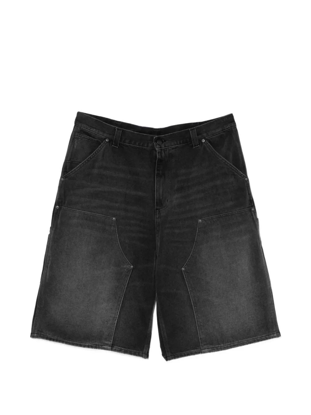 Carhartt WIP Aden Jeans-Shorts - Schwarz