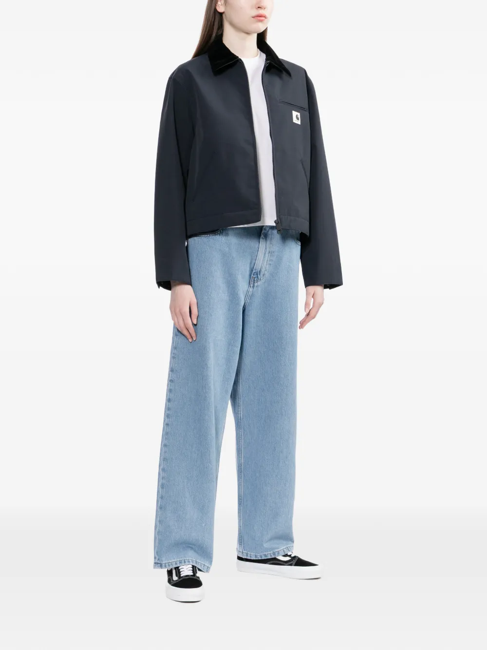  Carhartt Wip Velvet Collar Patch Jacket - Blue 