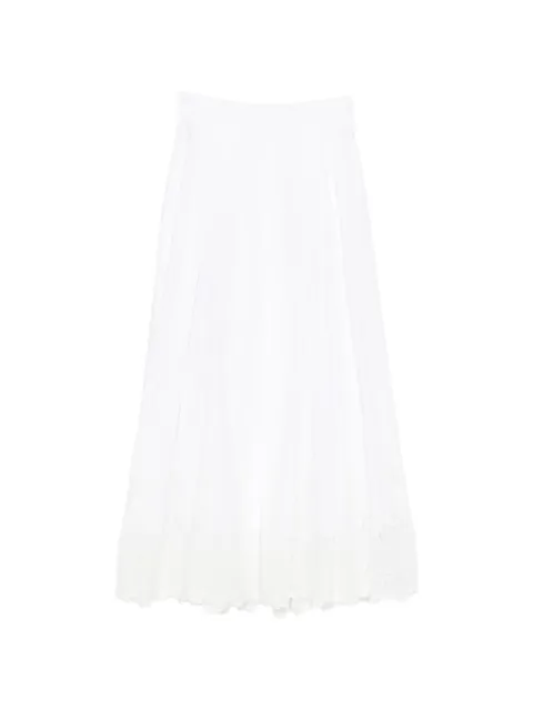 Ermanno Scervino lace-trim midi skirt