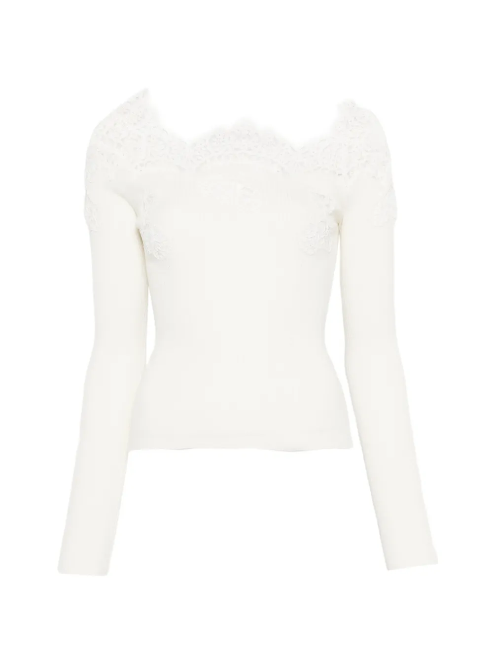 Ermanno Scervino Top con rifinitura in pizzo - Toni neutri