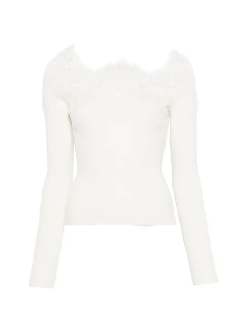 Ermanno Scervino 蕾丝边饰上衣