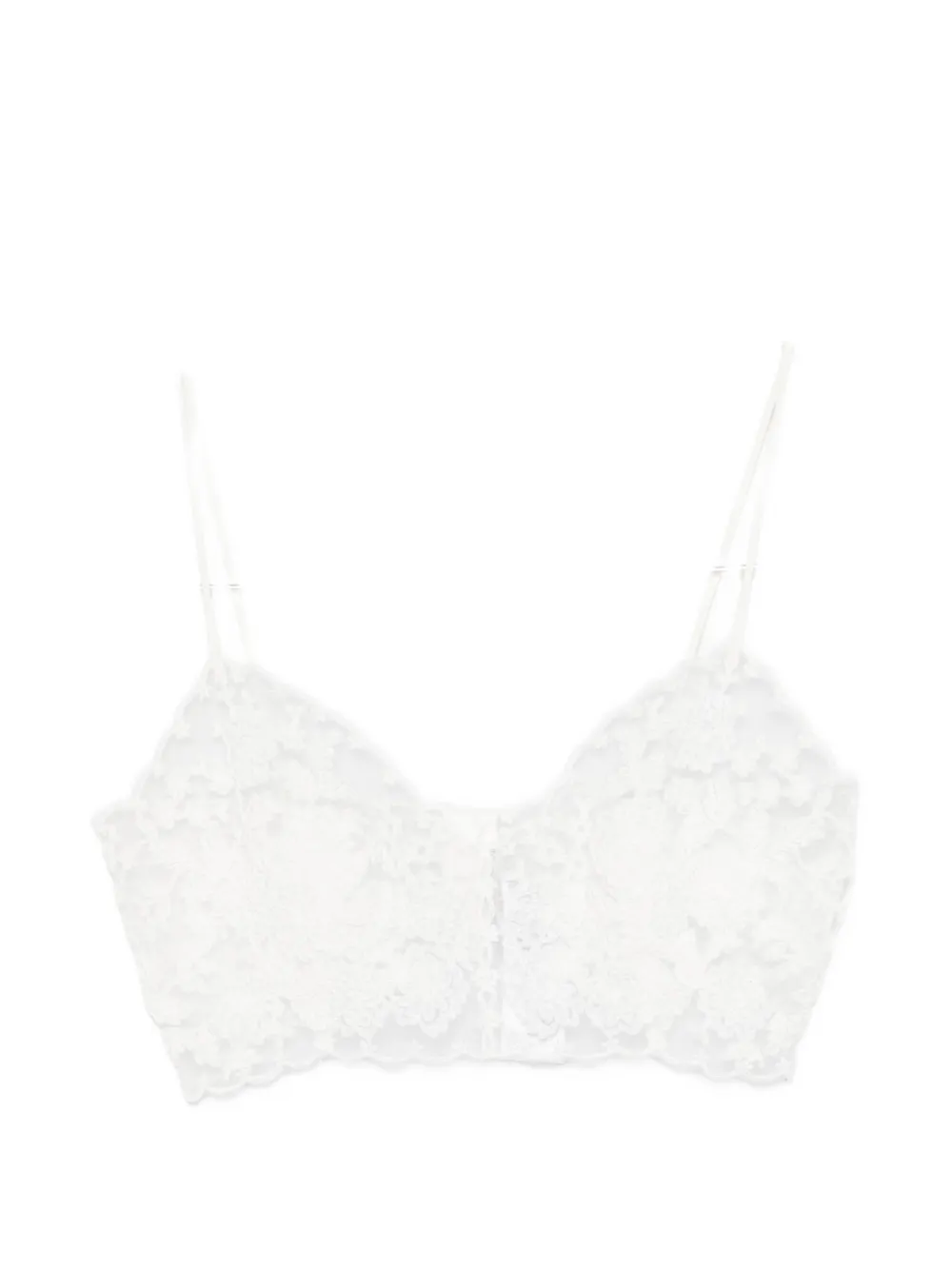 Ermanno Scervino lace bralette - Bianco