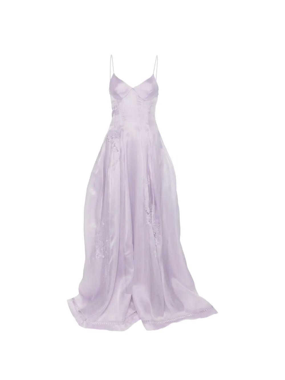 Ermanno Scervino appliqué maxi dress - Purple