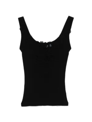 Ermanno Scervino レーストリム タンクトップ | ブラック | FARFETCH JP