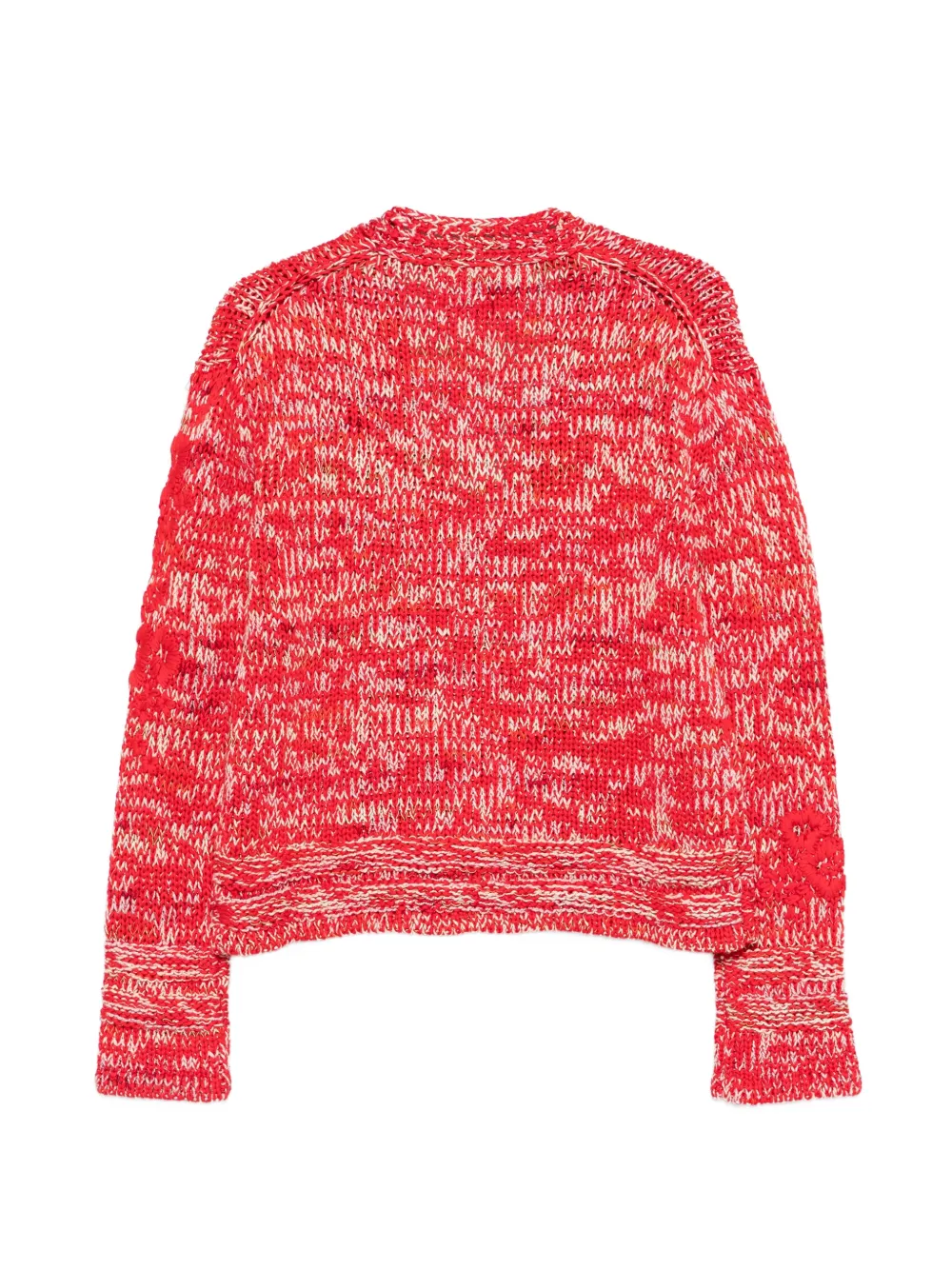 Ermanno Scervino Vest met bloemapplicatie Rood