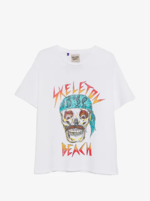 GALLERY DEPT. t-shirt à imprimé squelette