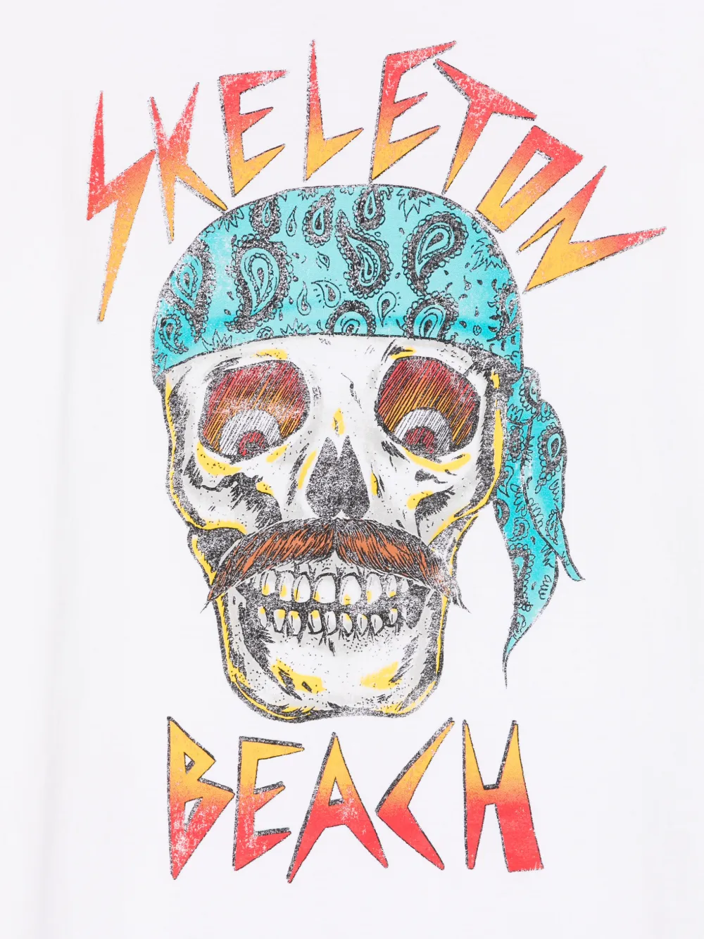 GALLERY DEPT. T-shirt met skeletprint Wit