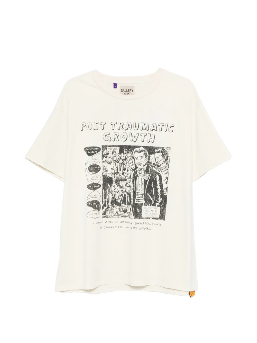 GALLERY DEPT. graphic-print T-shirt - Toni neutri