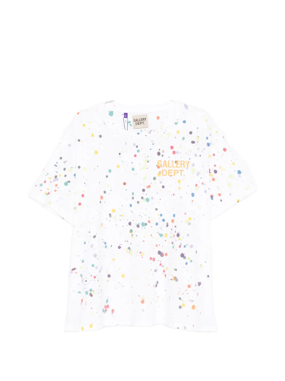 GALLERY DEPT. splatter-print T-shirt - Bianco