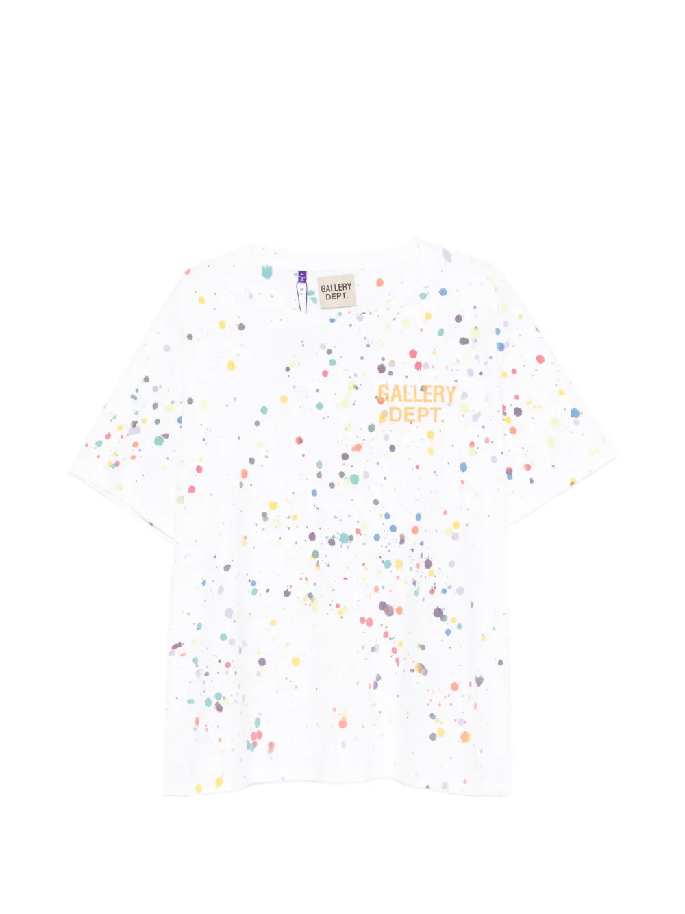 GALLERY DEPT. splatter-print T-shirt - Bianco