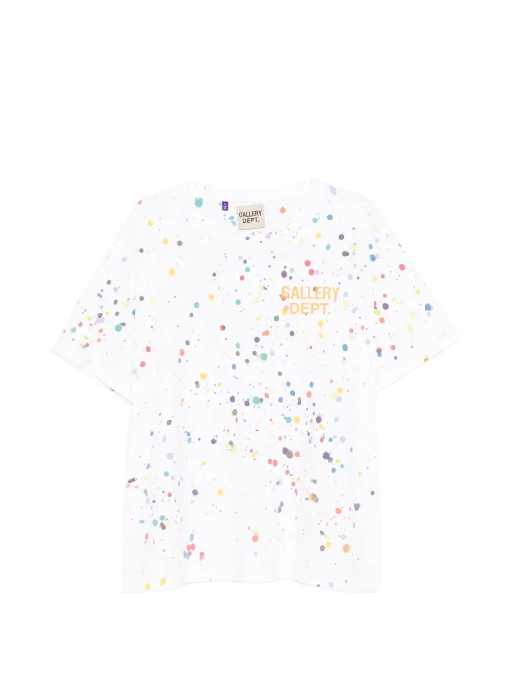 GALLERY DEPT. splatter-print T-shirt - Bianco