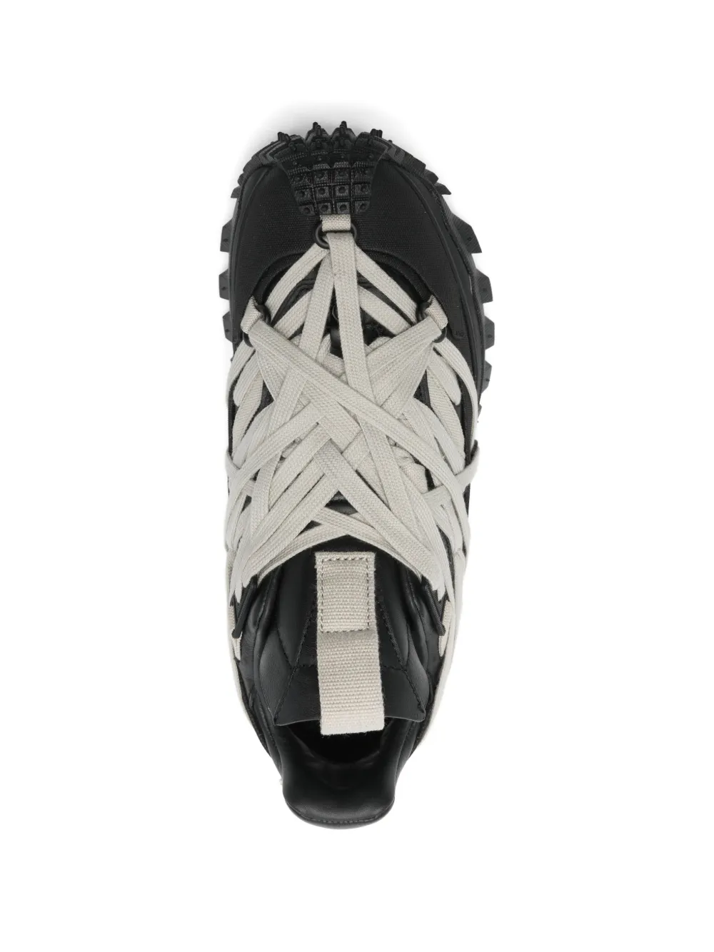 Moncler + Rick Owens Trailgrip Megalace sneakers Zwart