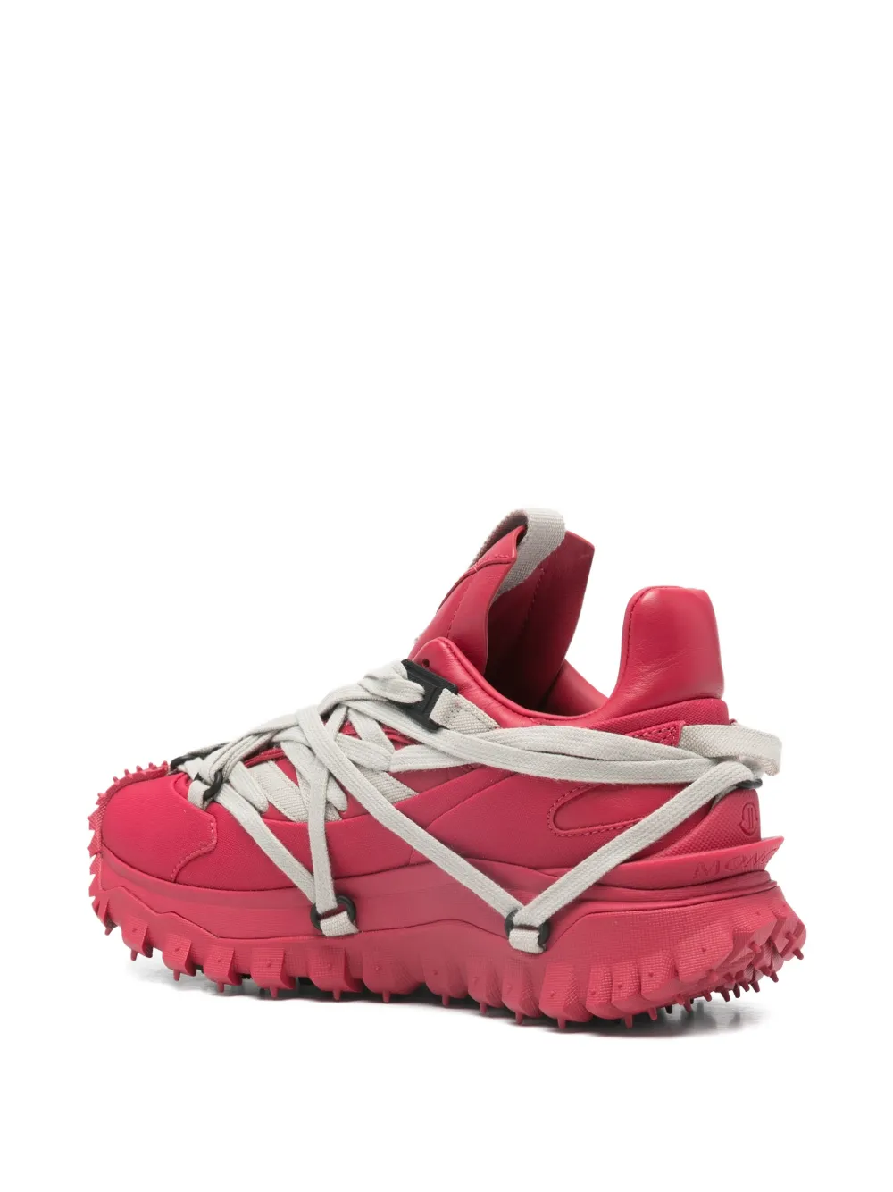 Moncler + Rick Owens Trailgrip Megalace sneakers Rood