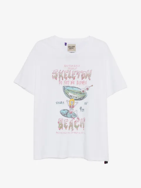 GALLERY DEPT. playera con motivo de esqueleto