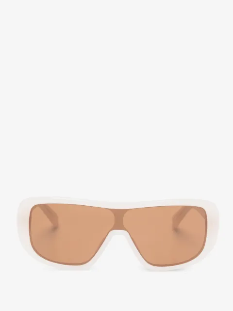 Jacquemus lentes de sol con armazón geométrica