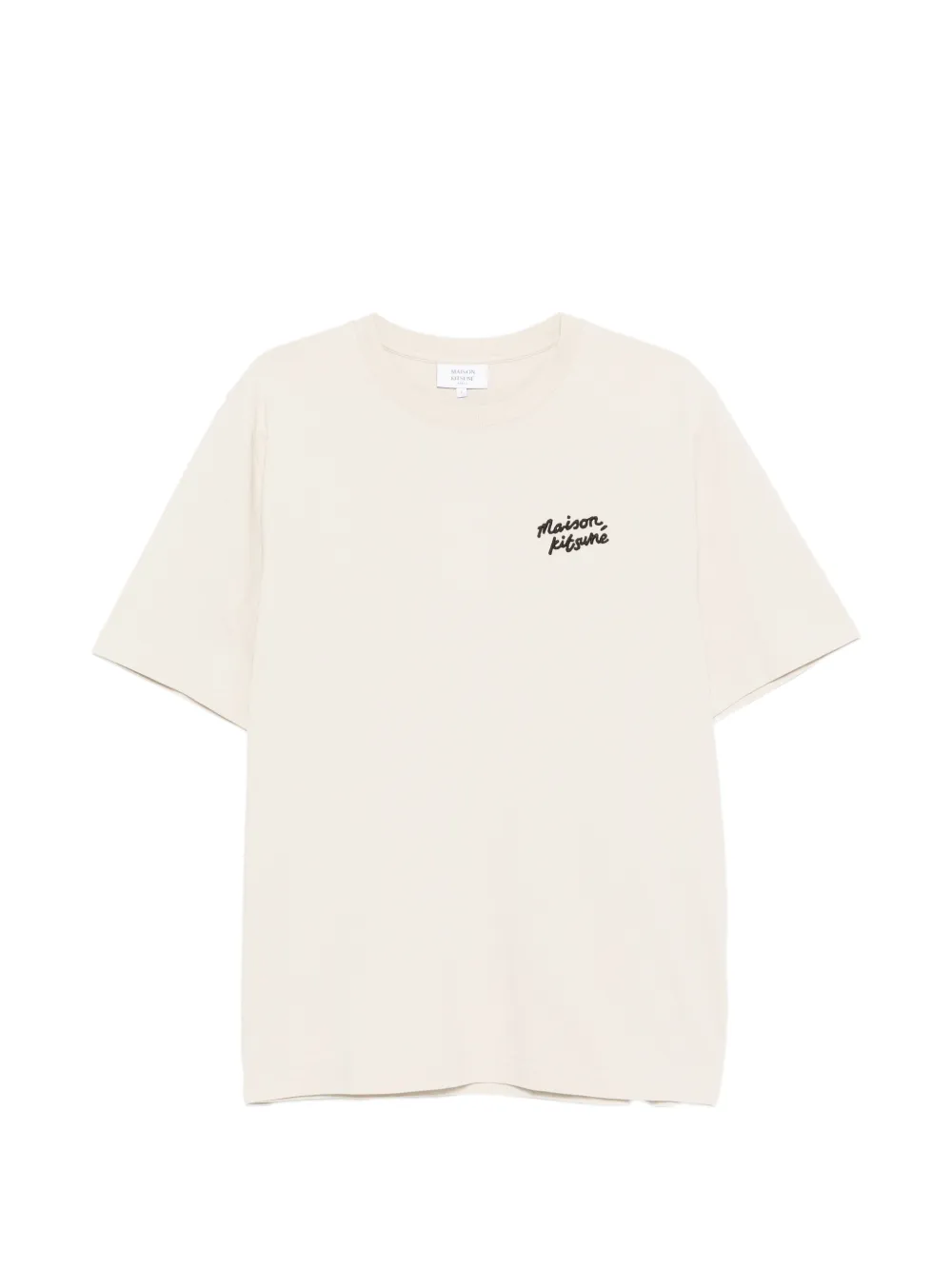 Maison Kitsuné embroidery T-shirt - Toni neutri