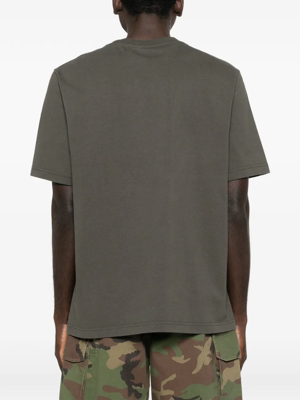 Maison Kitsuné T-shirt met logoprint Grijs