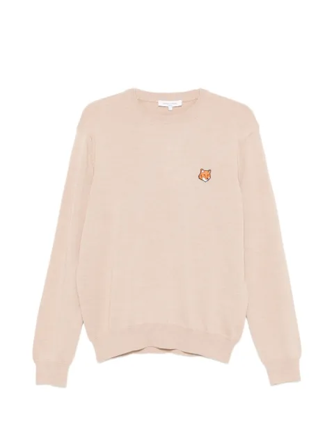 Maison Kitsuné suéter con logo bordado