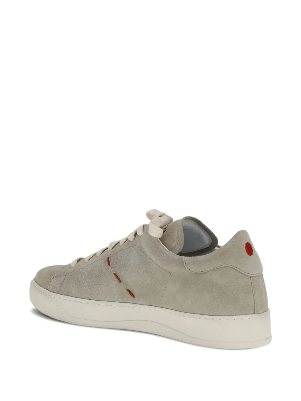 Kiton stitch-detail sneakers Grijs