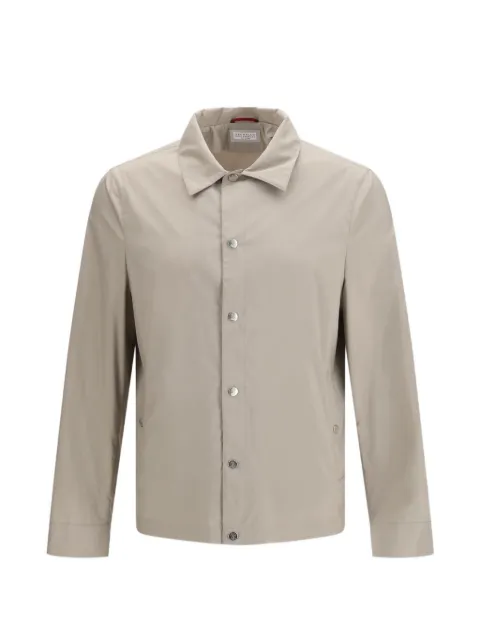 Brunello Cucinelli lightweight nylon unlined outerwear jacket