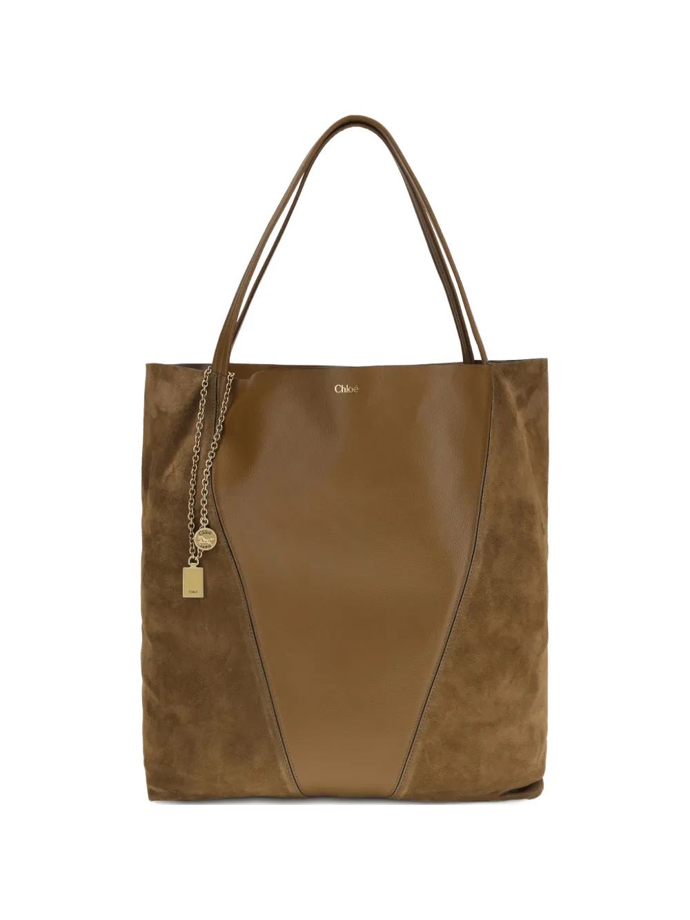 Chloé Spin charm tote bag - Verde