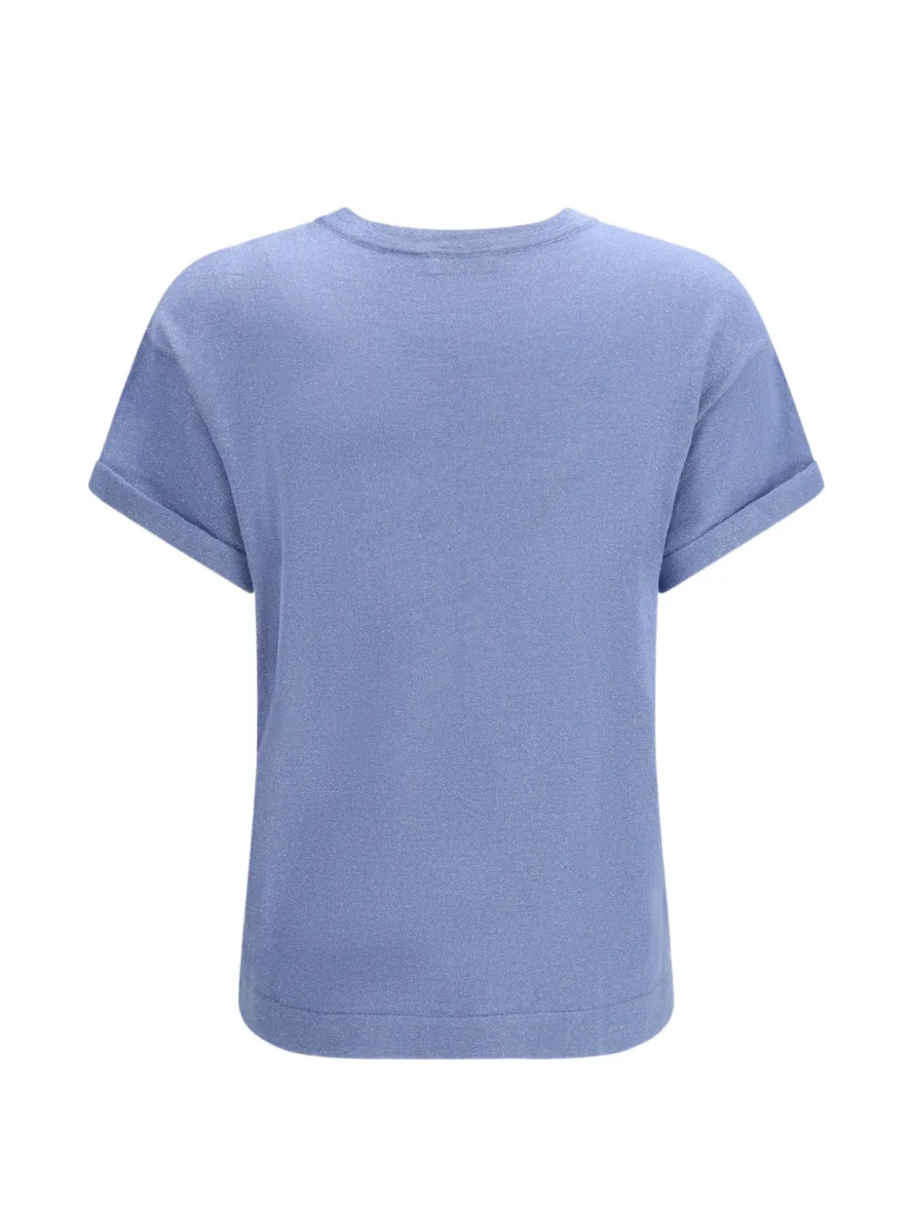  Brunello Cucinelli Rolled-sleeve T-shirt - Blue 