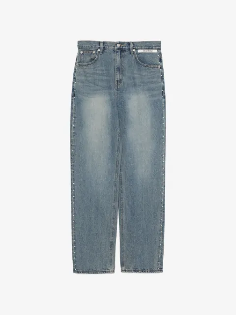 Kimhekim faux-pearl embellished jeans