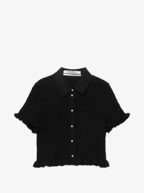 Kimhekim Lena cropped shirt