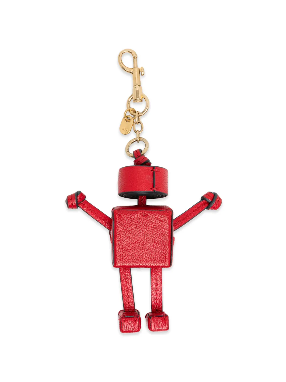  Anya Hindmarch Studs Heart Keyring - Red 
