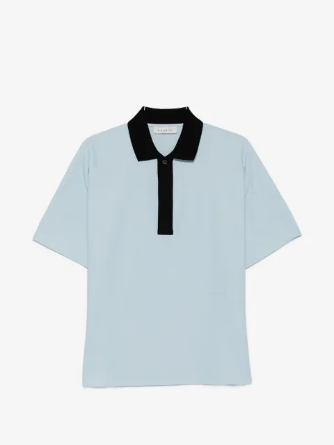 Lanvin short-sleeve contrast polo shirt