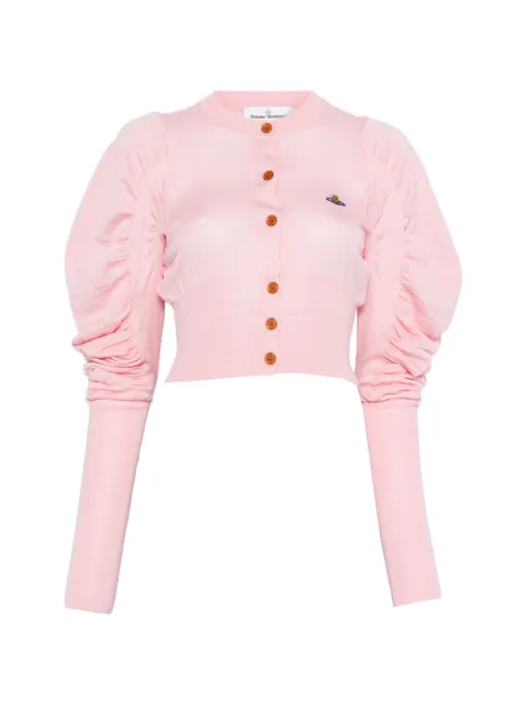 Vivienne Westwood button puff-sleeve cardigan