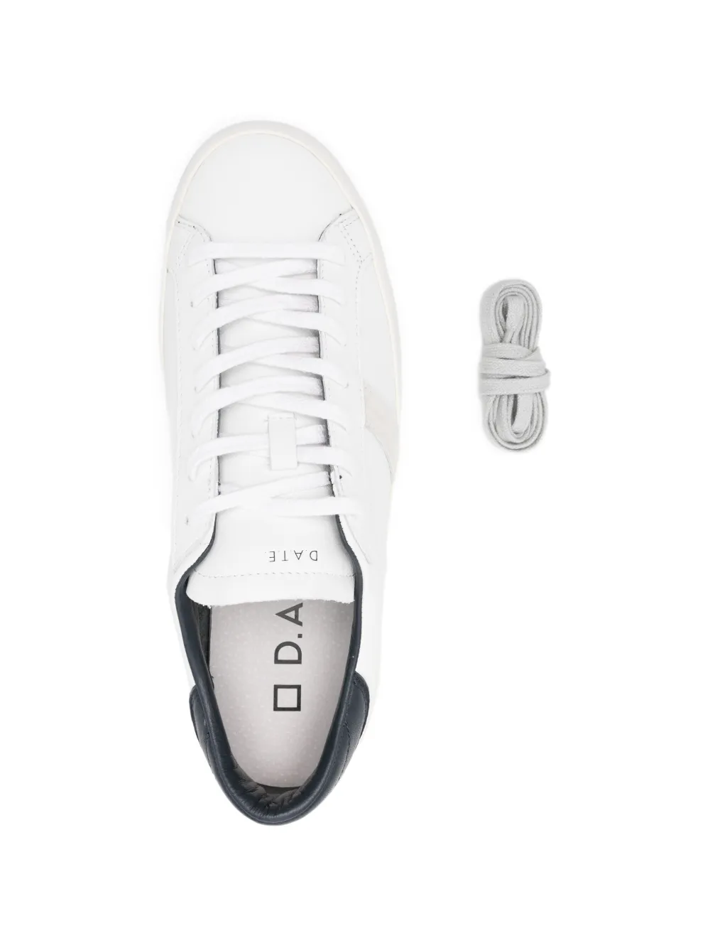 D.A.T.E. Hill leren sneakers Wit