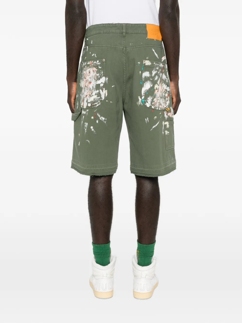 GALLERY DEPT. Shorts met print Groen