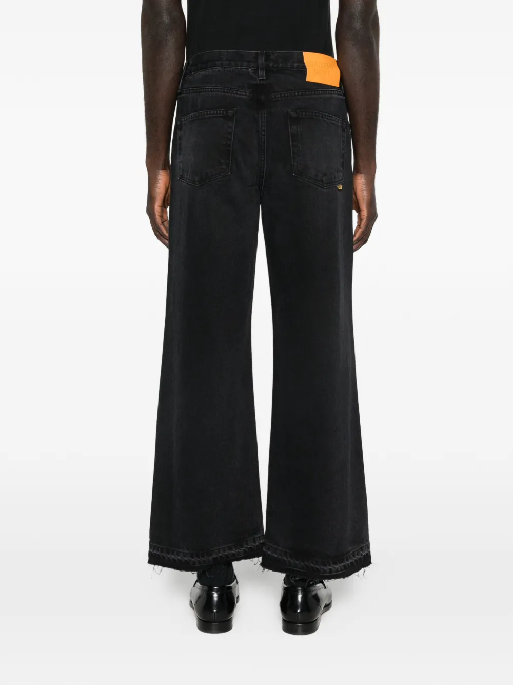 GALLERY DEPT. Jeans met gerafelde afwerking Zwart