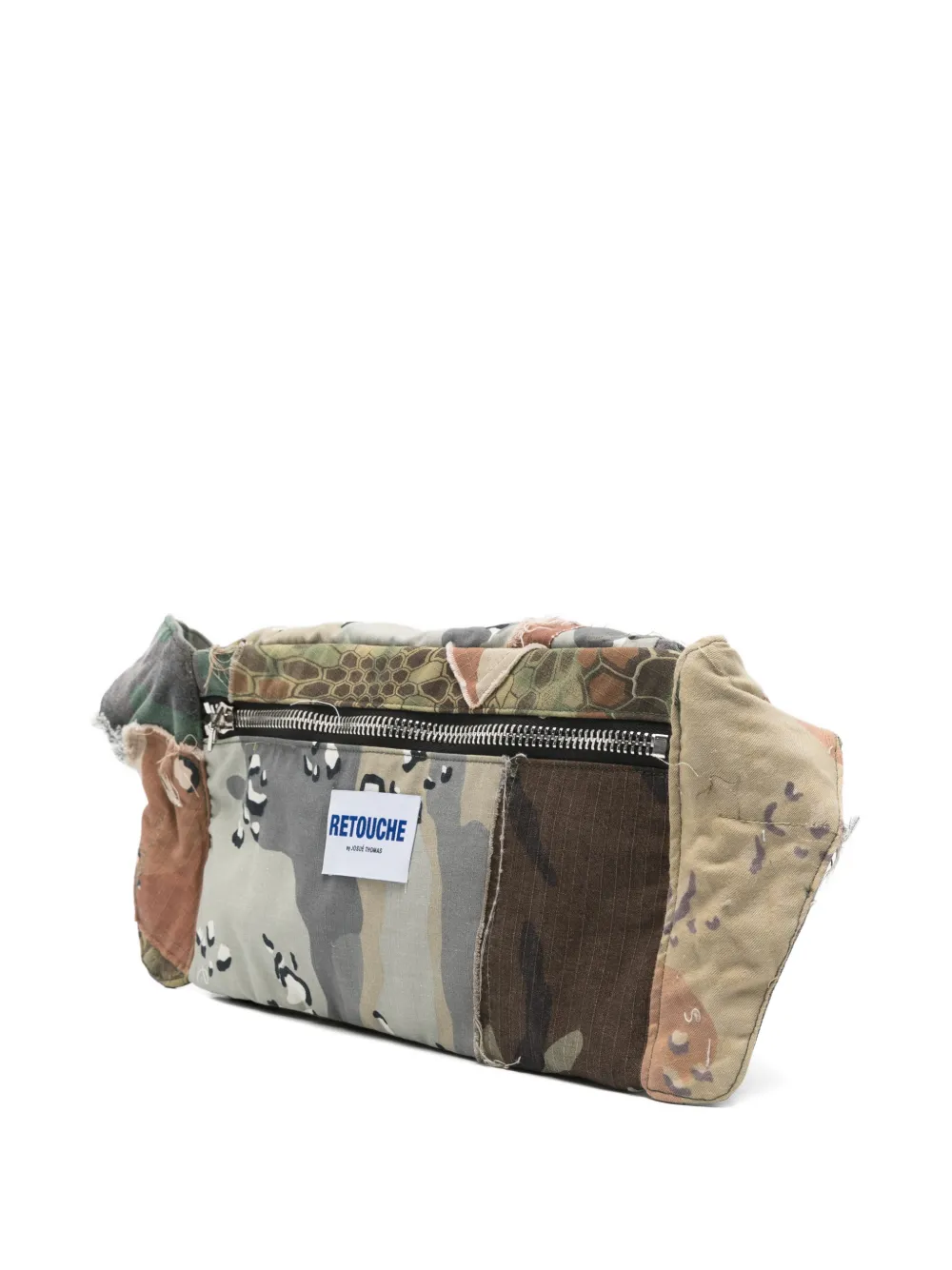 Gallery Dept. Retouche Patchwork Zip Messenger Bag - Green 